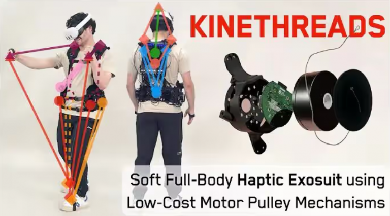 绳驱外骨骼Kinethread亮相，动觉反馈步入轻量化、低成本时代